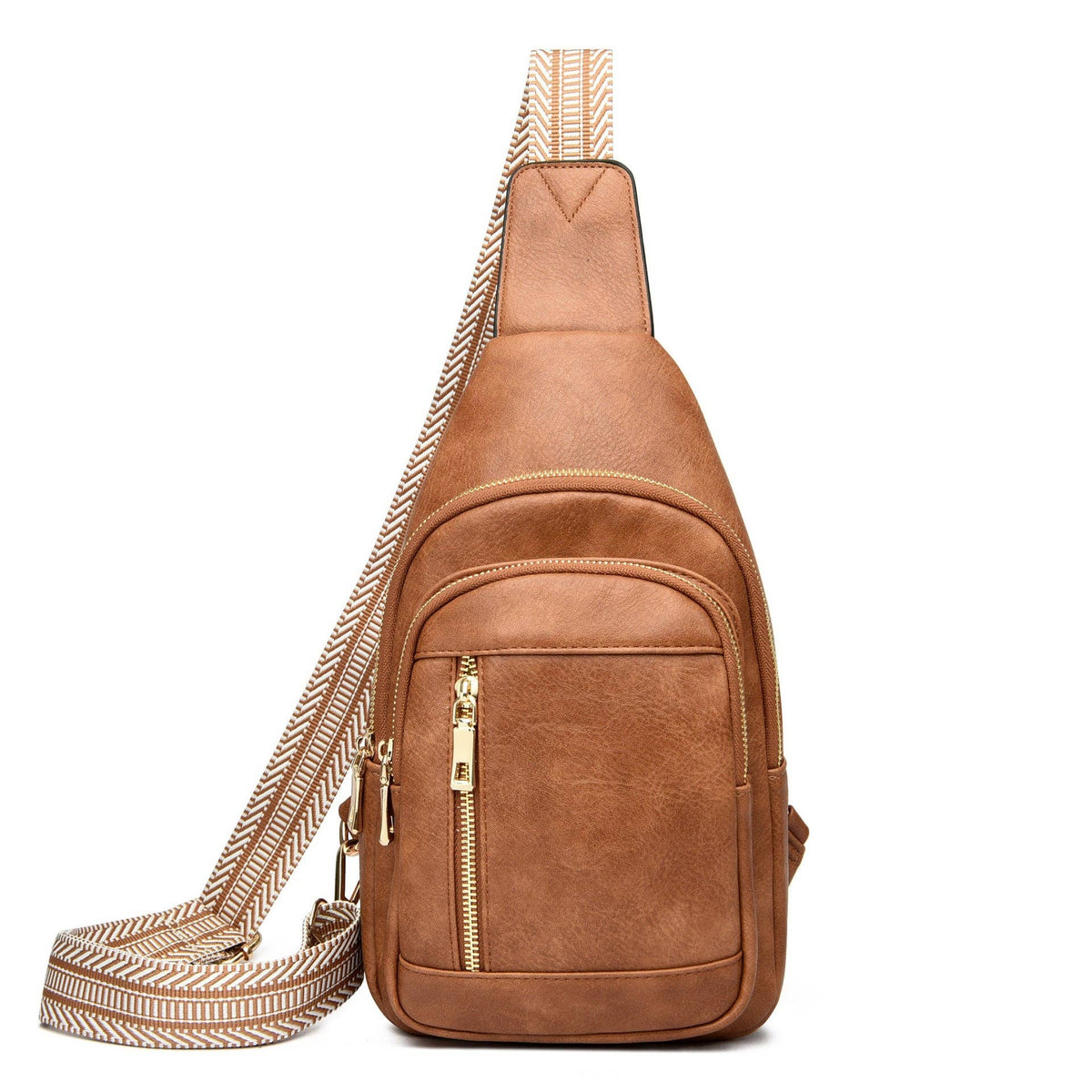 Genevive Sling Crossbody: Black