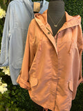 Plus Snap Button Zip Up Hoodie