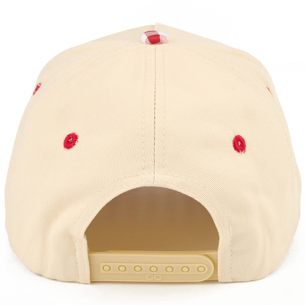 C.C LIFE IS BETTER ON THE FARM Letter Two Tone Trucker Hat: Brown/Brown