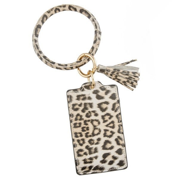 leopard ID holder