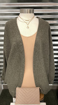 Plus Cocoon Cardi w/ Side Pockets