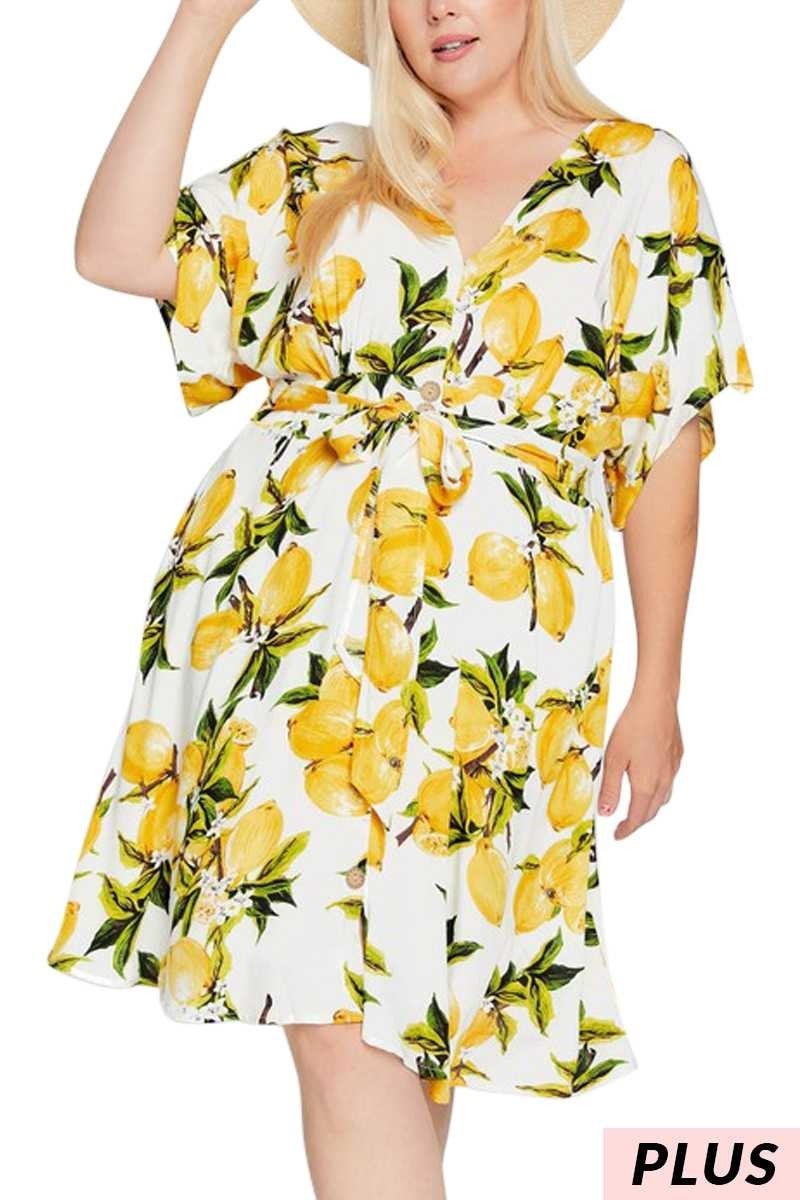 yellow floral dress