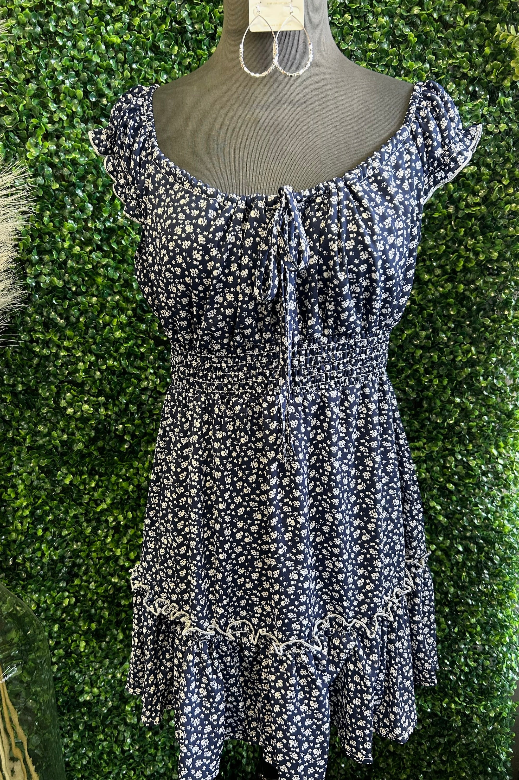 Ditsy Floral Cap Sleeve Sundress