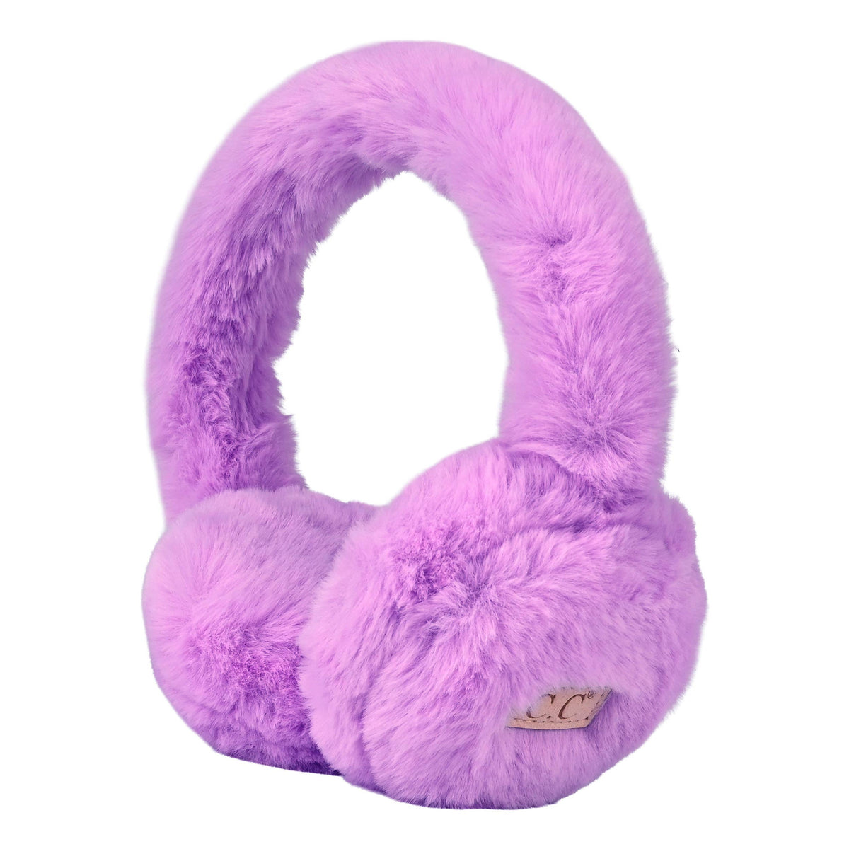 C.C Kids Faux Fur Solid Earmuffs Ear Warmer: Pink
