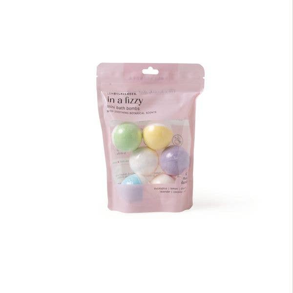 Lemon Lavender In a Fizzy Mini Bath Bombs