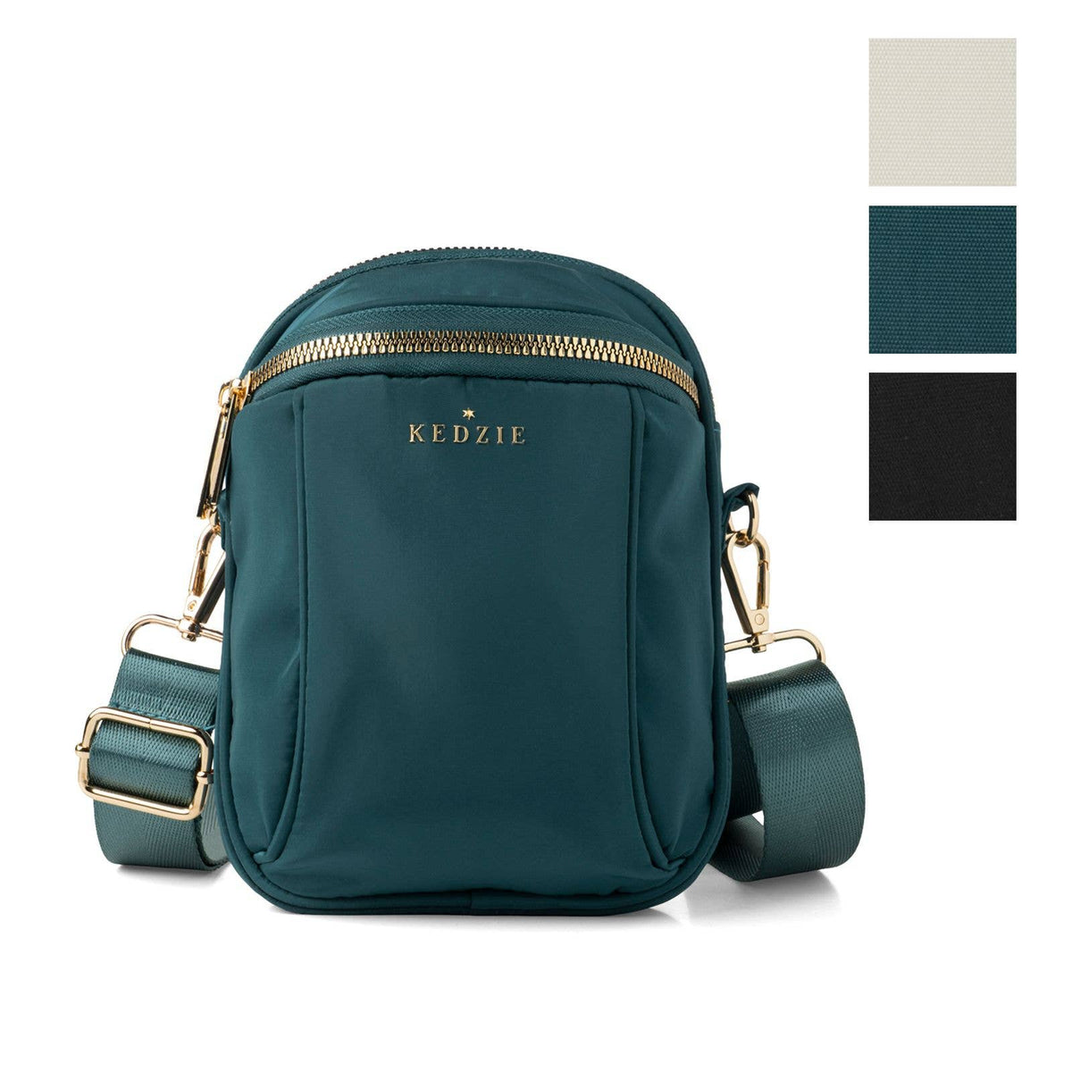 Kedzie Midtown Crossbody Open Stock: Black
