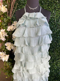 Ruffle Tie Back dress