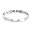 Silver Sentiments Message Bangles: Because He So Loved…John 3:16