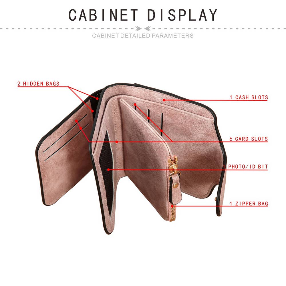 Short Card Wallet and Zero Wallet: Brown
