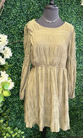 Crinkle Tiered Dress