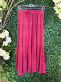 Tiered Maxi Skirt