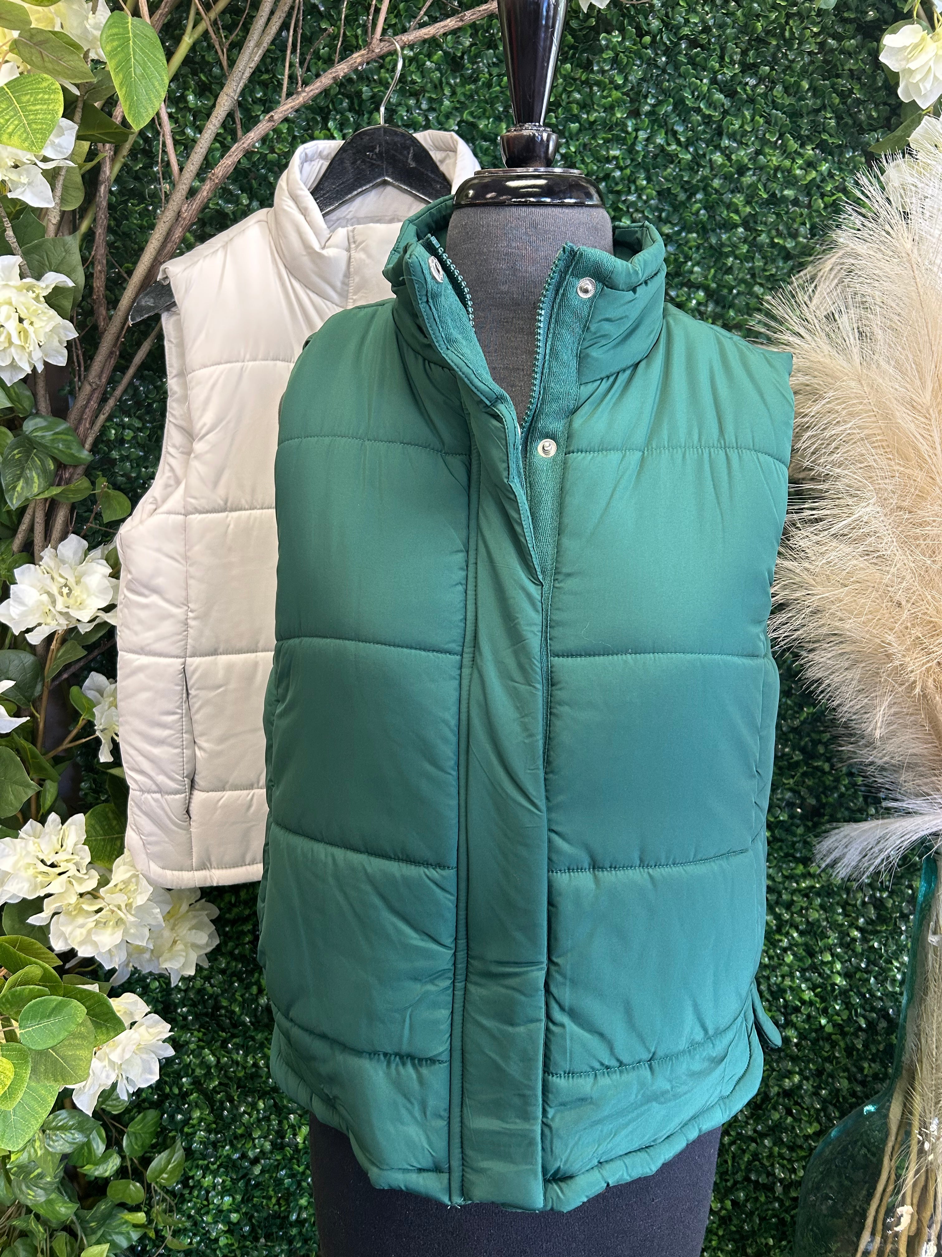 Sleeveless quilted vest