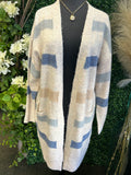 Multi-colored Striped Cardi