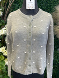 Polka Dots Sweater Cardigan
