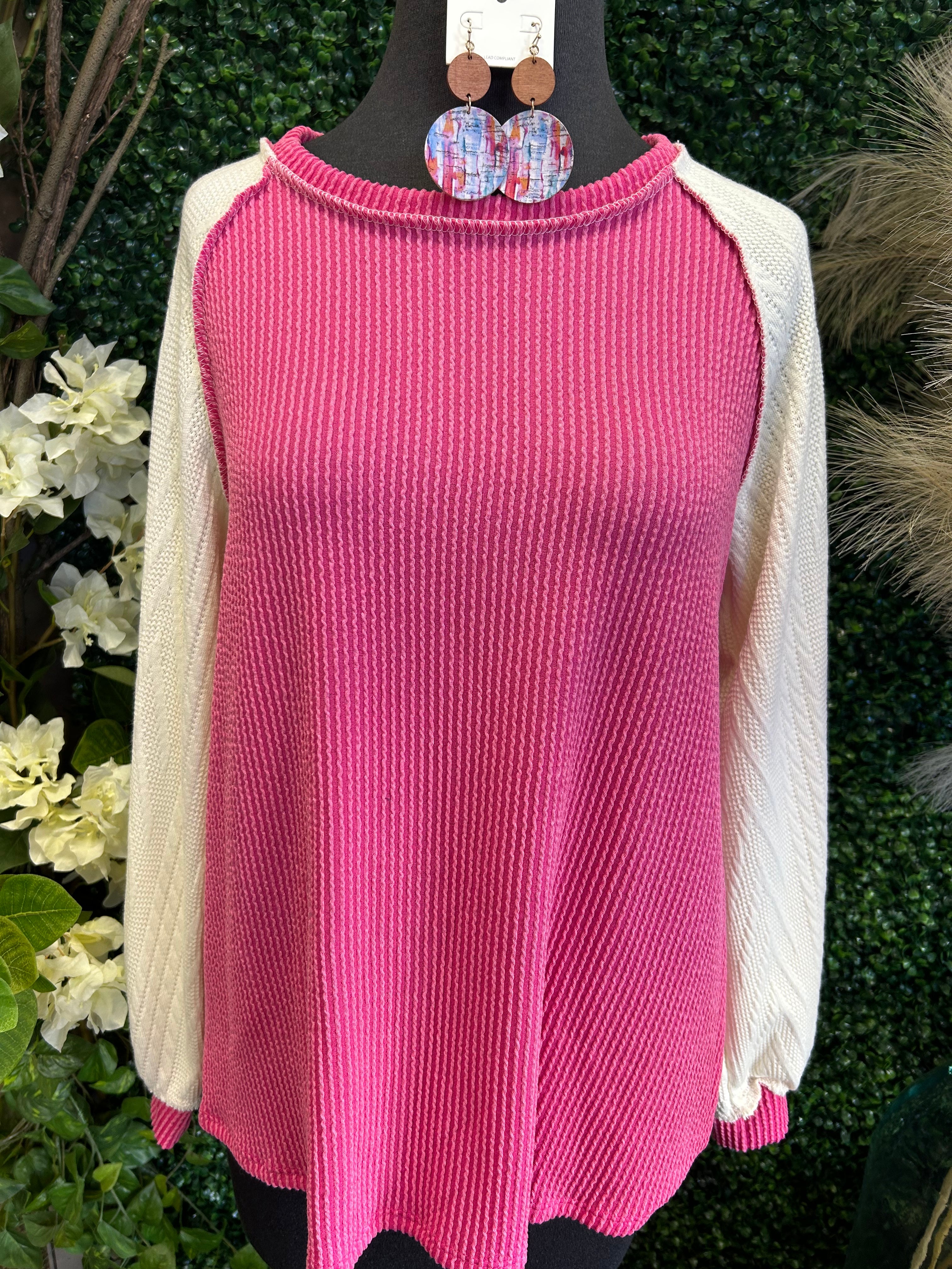 Dugout Color Block Top