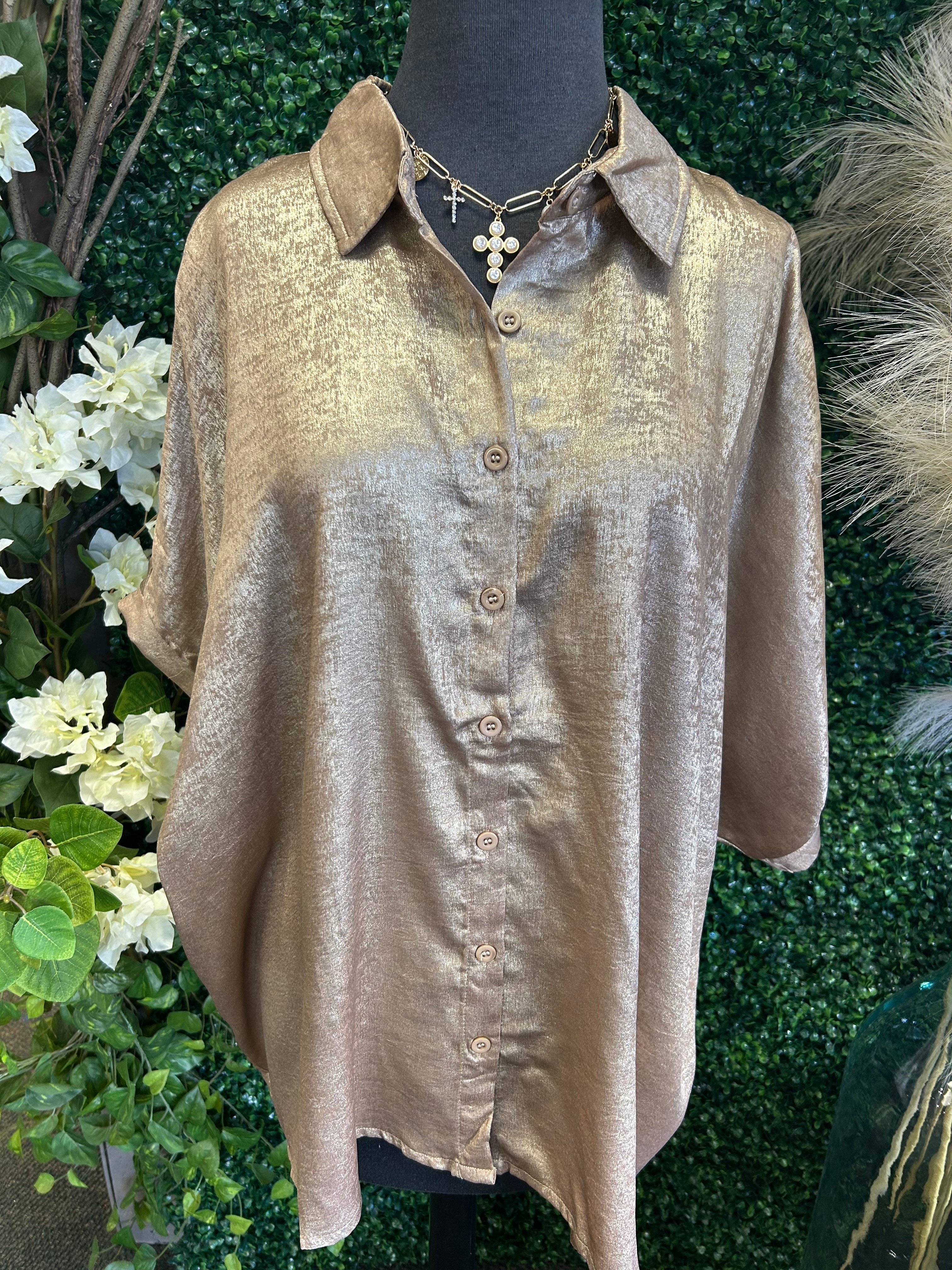 Sonja Shimmer Top