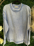 Oversized Ribbed Crewneck