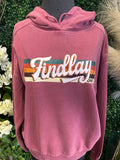 French terry pigment dye & enzyme washing hoodie