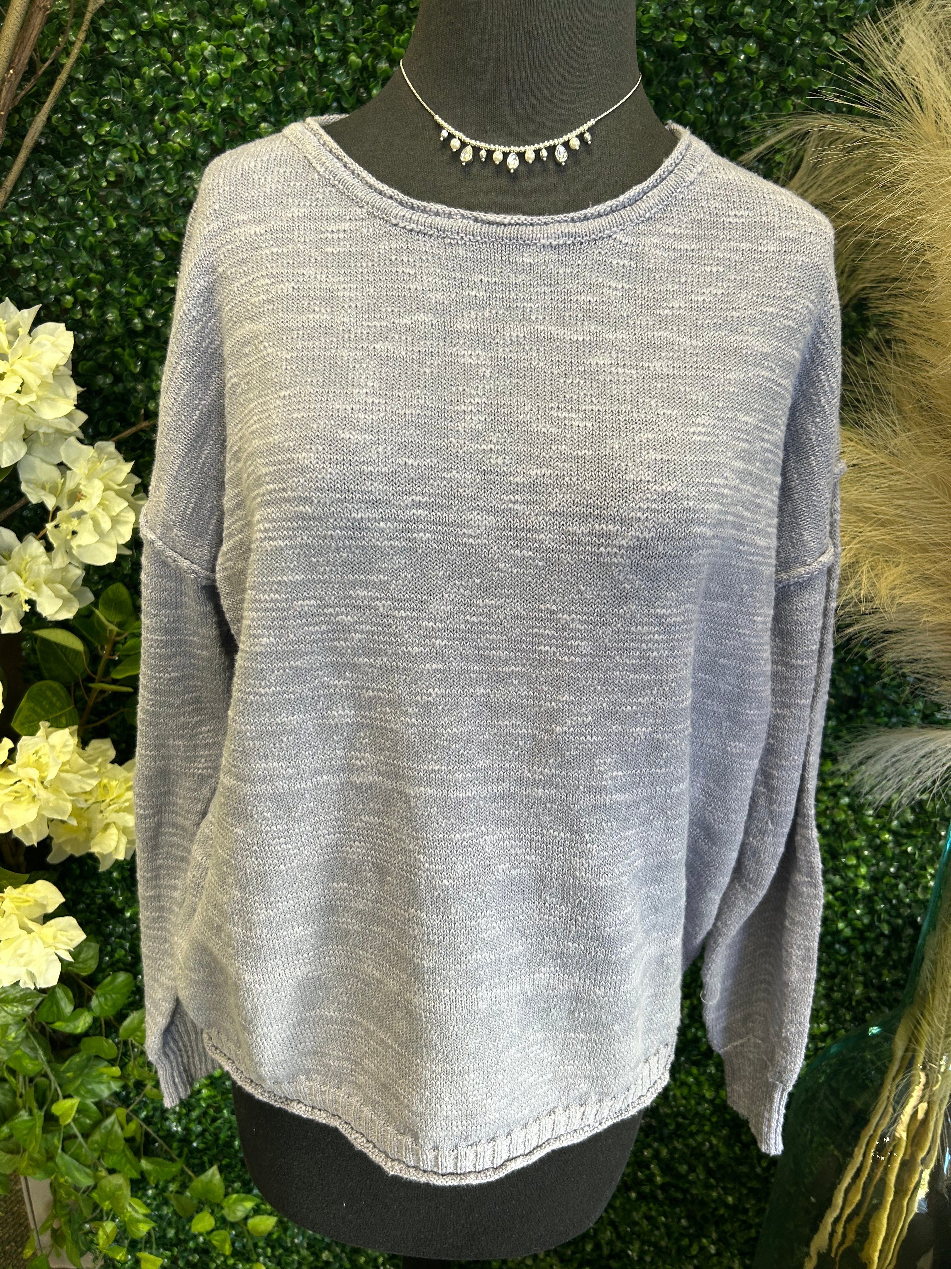 Drop Shoulder Sweater