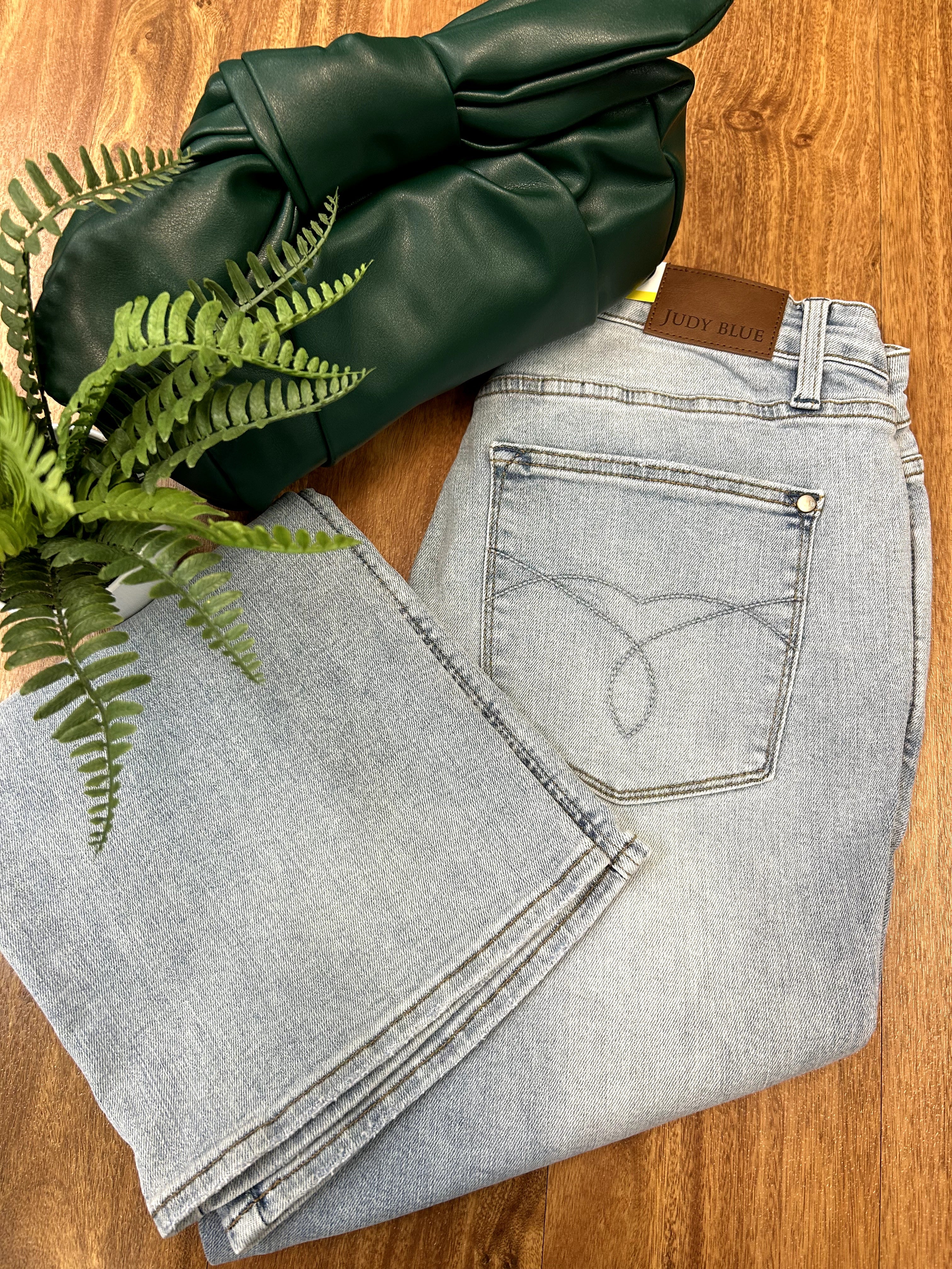 High Waist Tummy Control Bootcut Jean