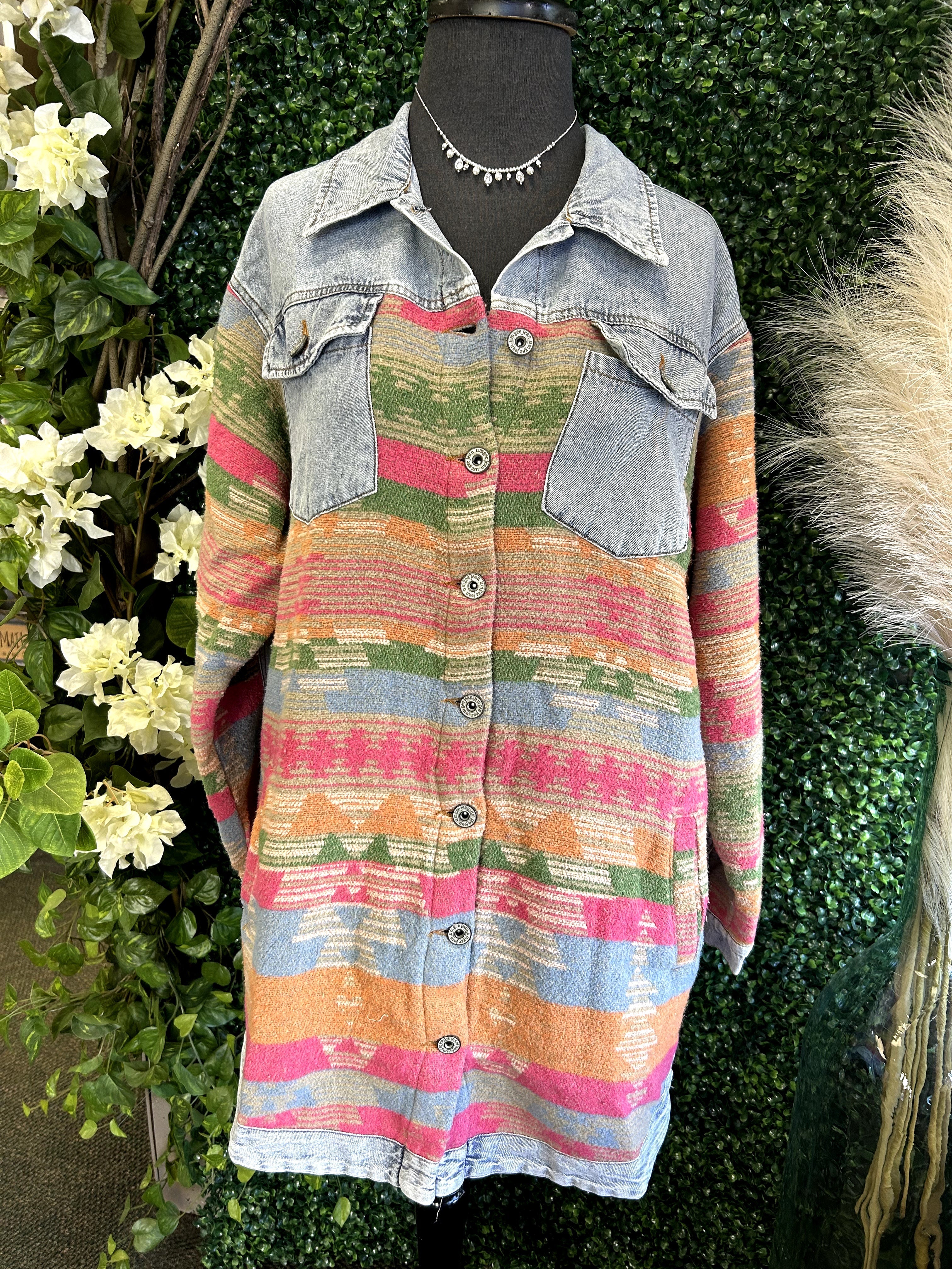 Bright Denim Button Down