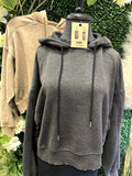 Acid Wash Fleece Hoodie