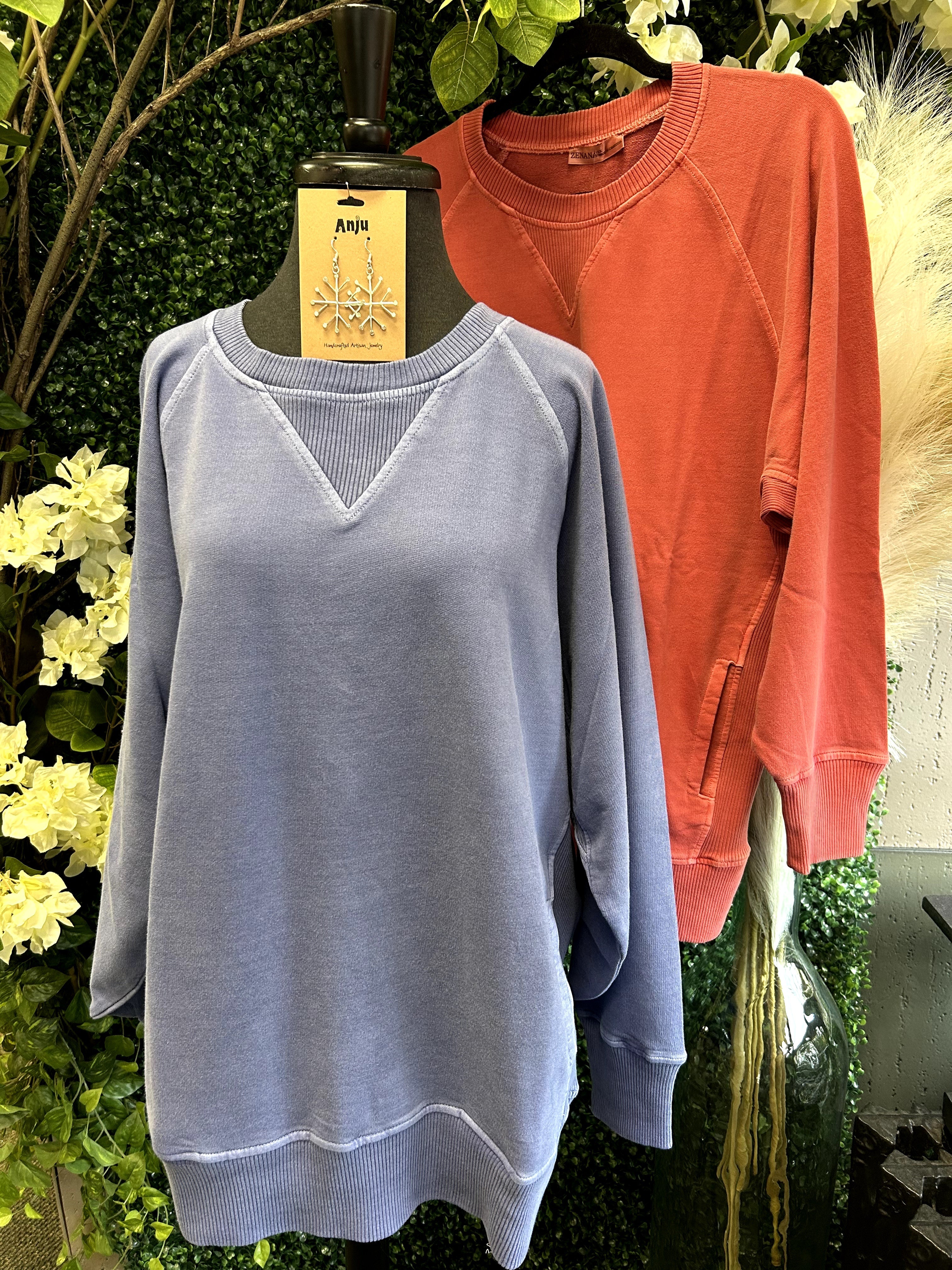 PIGMENT DYED FRENCH TERRY PULLOVER