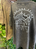 Rise and Shine Vintage Washed Terry Tee