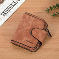 Short Card Wallet and Zero Wallet: Brown