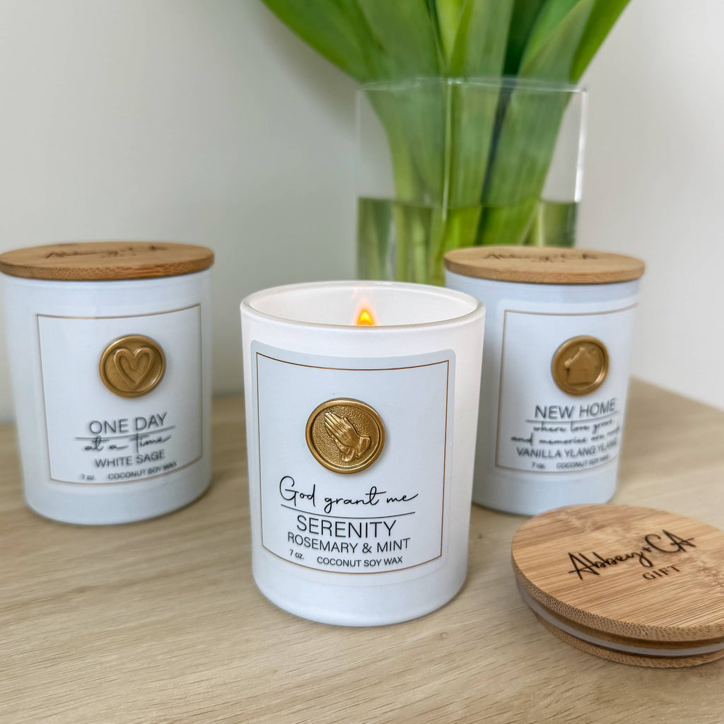 Scentspirations Candles: Serenity - Rosemary & Mint