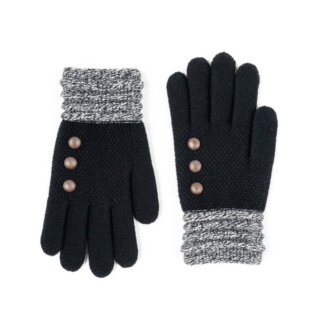 Britt's Knits Originals Gloves Open Stock: Gray
