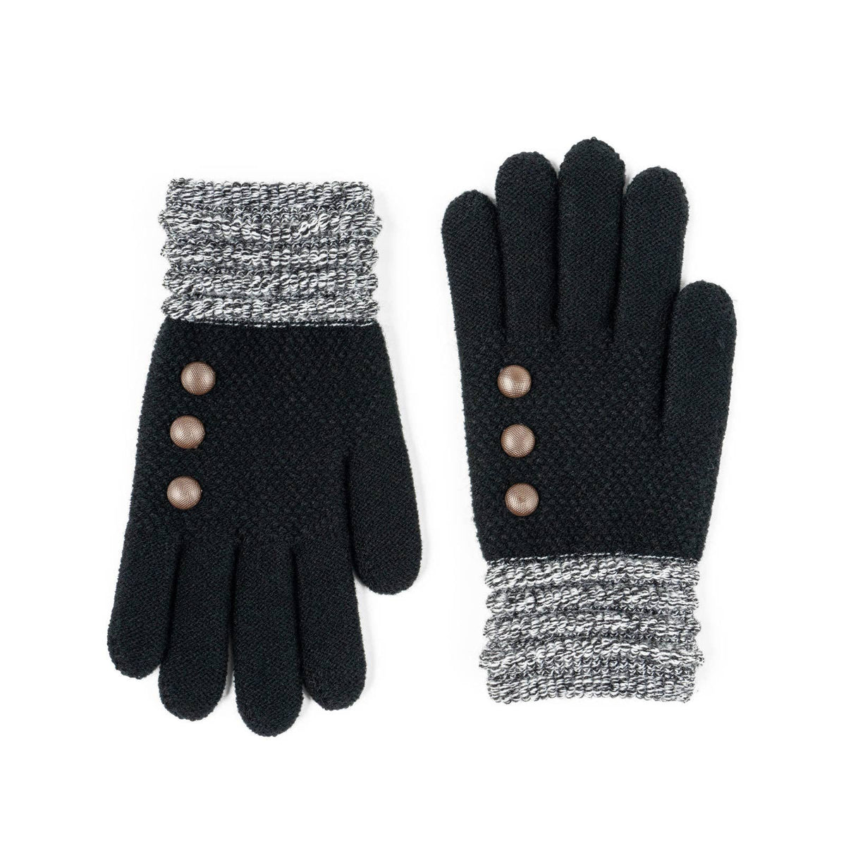Britt's Knits Originals Gloves Open Stock: Gray