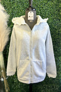 Hoodie w/ Lace Trim