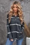 Tie Dye Striped Hoodie