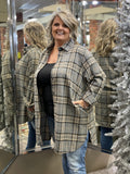 Gray Flannel Shirt/Dress