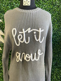 Let It Snow Knit Sweater