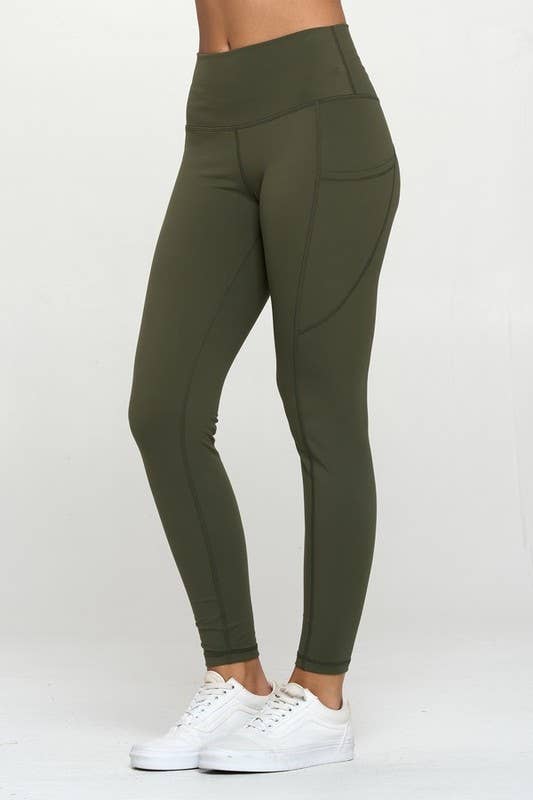Black Buttery Soft Leggings with Pockets