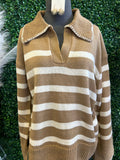 Striped Knit Sweater