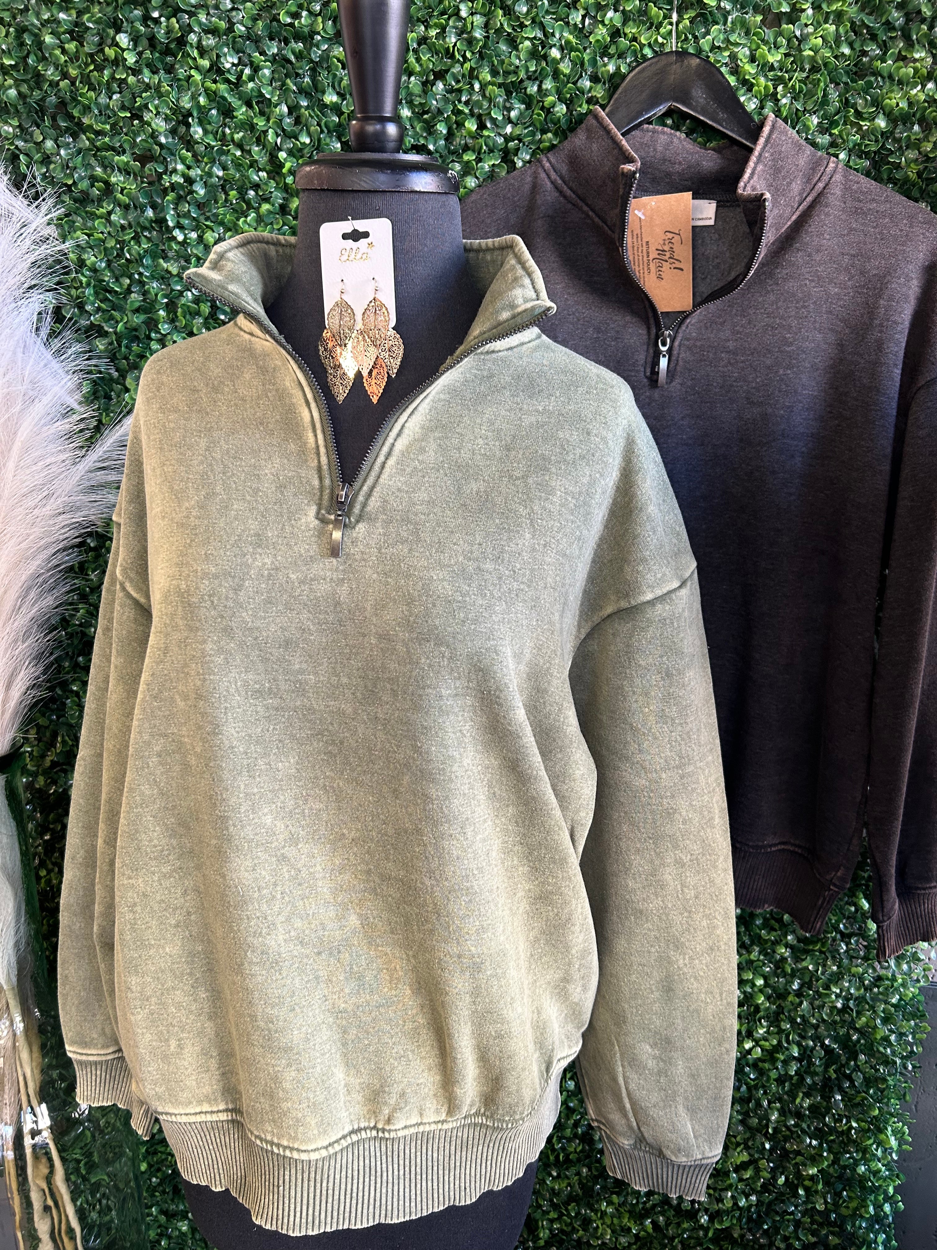 Vintage 1/4 Zip Pullover