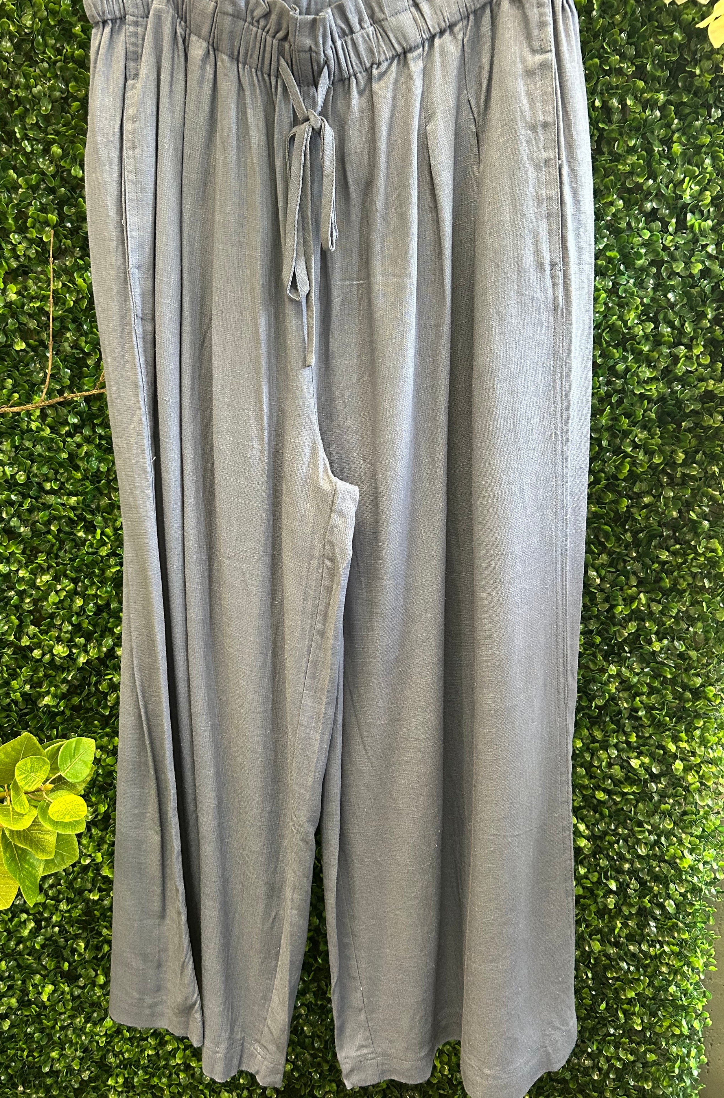 Linen Wide Leg Pant