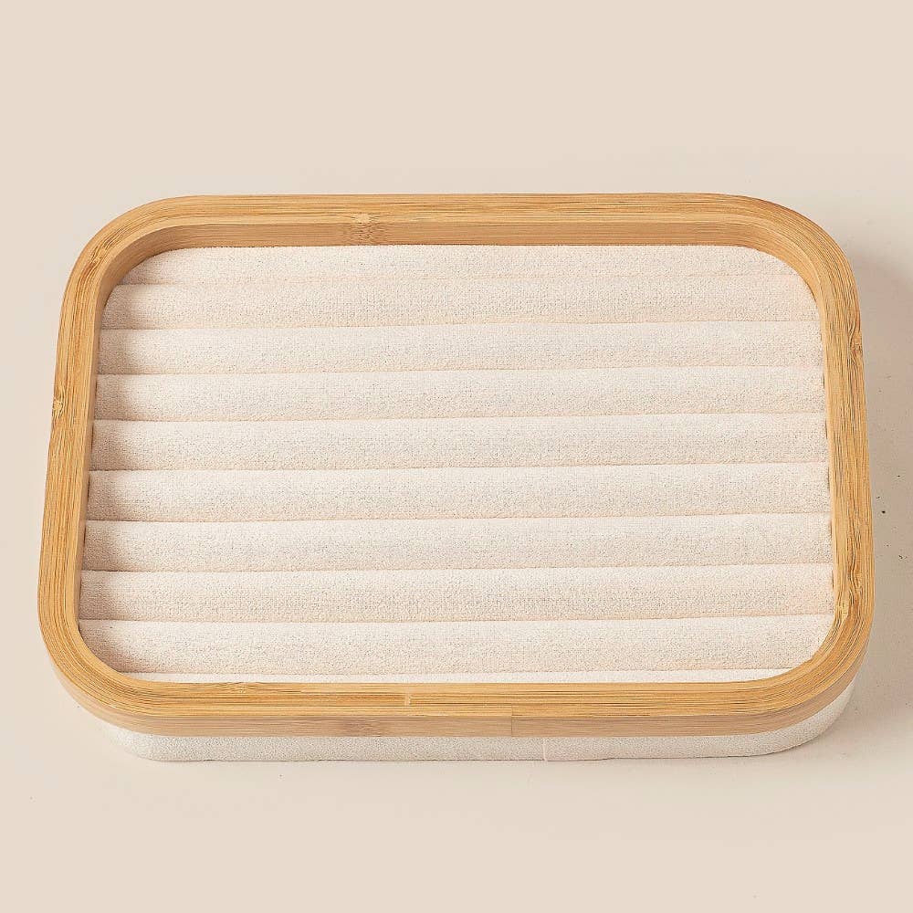 Bracelet Ring Wooden Jewelry Display Box: WOOD