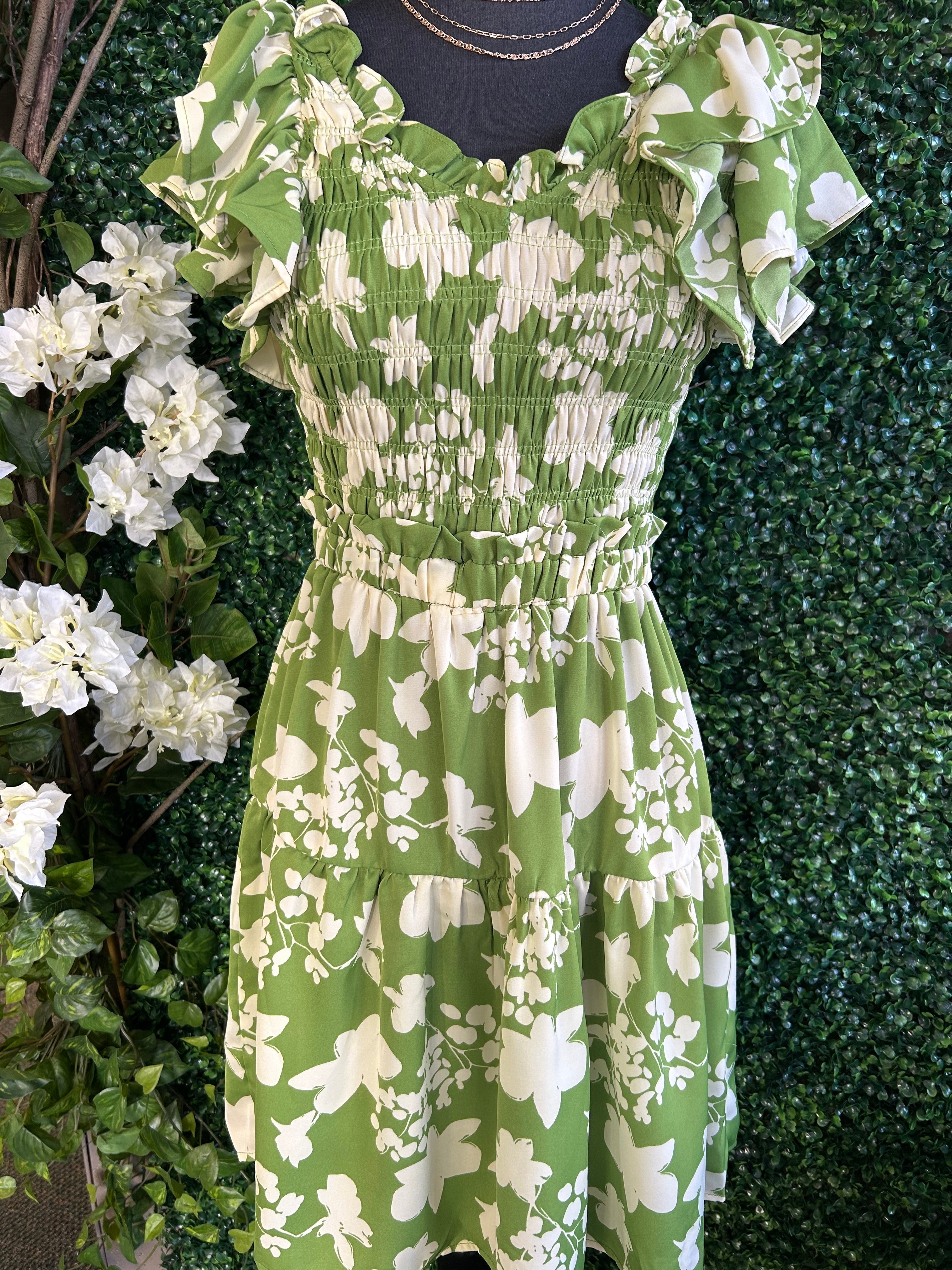 Smocked Mini Dress