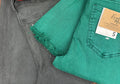 Acid Wash Frayed Straight Hem Wide Leg Pants