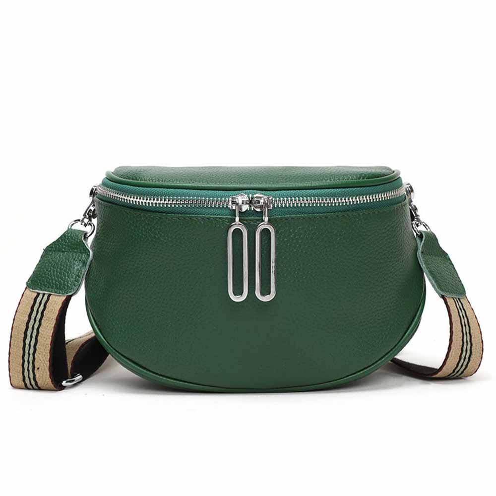 Fashionable Casual Shoulder Crossbody Bag: Black