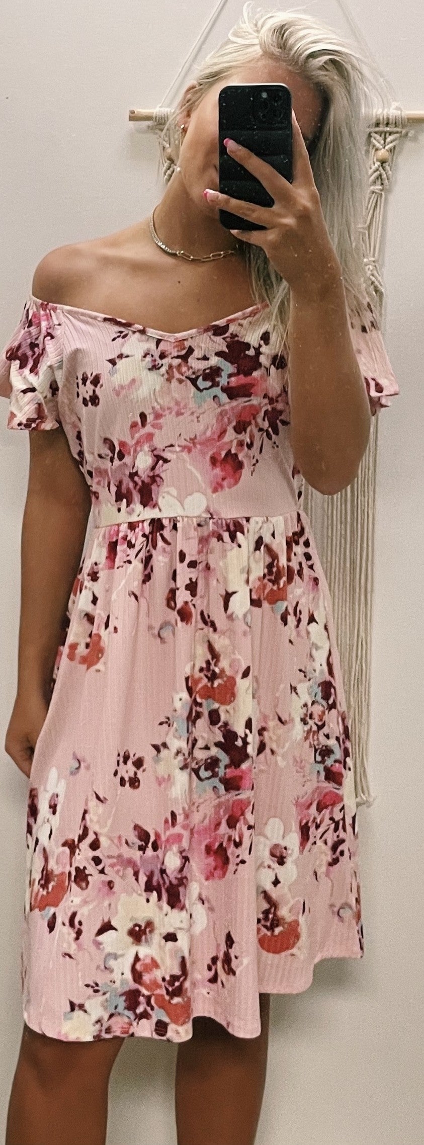 Knit Tiered Ruffle Dress