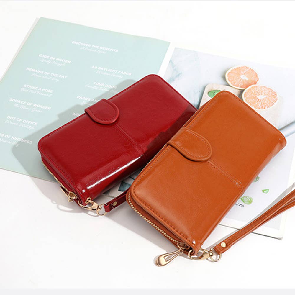 Fashion Zipper wallet: Green