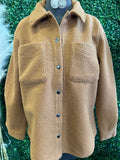 Woven Button Down Jacket