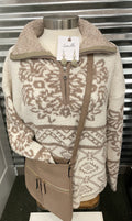 Geo Print Pullover