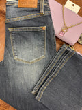 Tummy Control Cropped Wide Jean