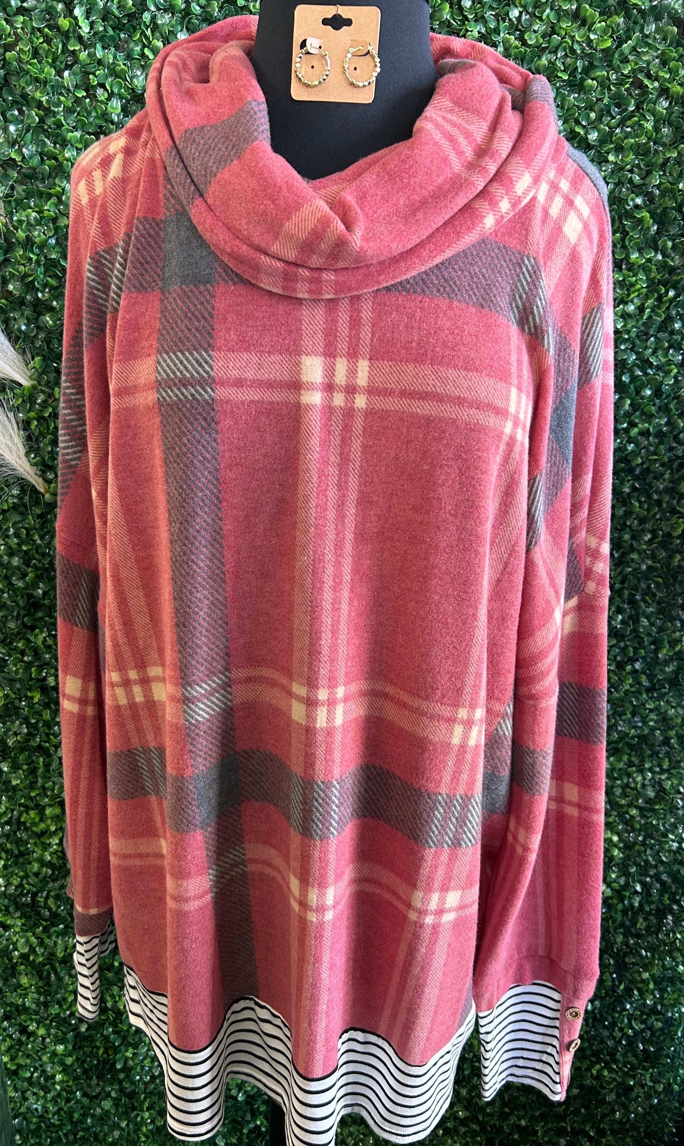 Red Plaid Tunic